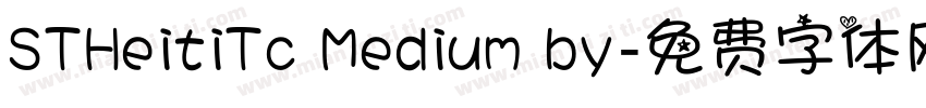 STHeitiTc Medium by字体转换